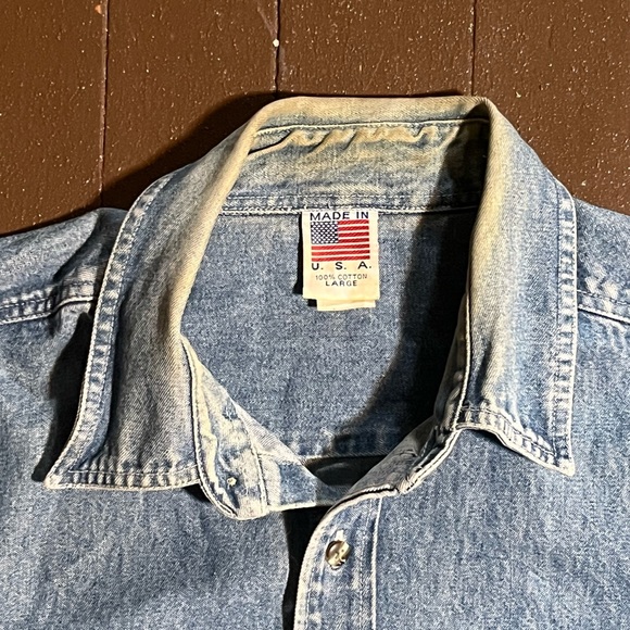 Sturgis South Dakota Denim Button up - Picture 3 of 3